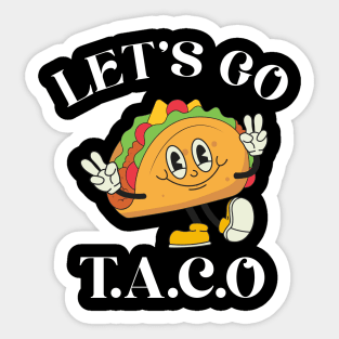 Lets-go-taco Sticker